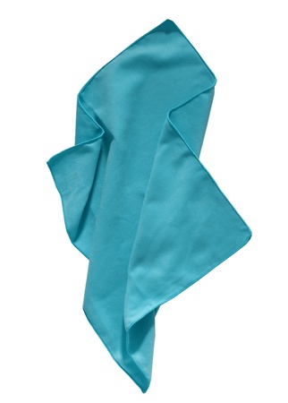 Cyan napkinの写真素材