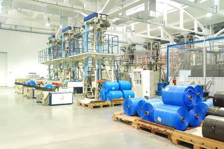 rolls  color polythene production  fabricのeditorial素材