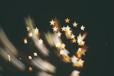 shooting star  abstract blur background ( kindle stars )の写真素材