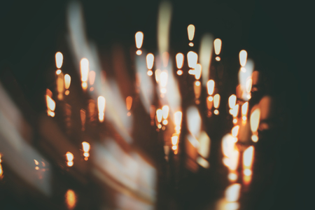 Attention abstract blur background (exclamation mark)