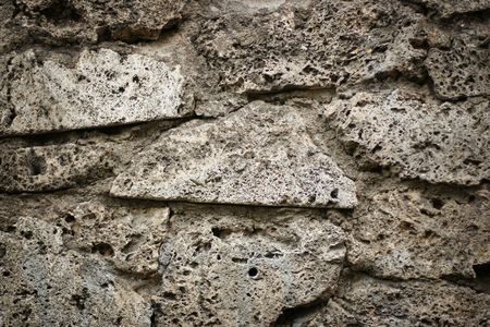 old stone wallの写真素材