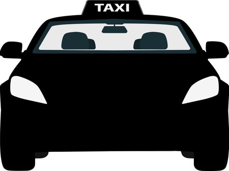 Taxi car icon | Cab Booking | Transportation service | Taxi Symbol Vectorのイラスト素材