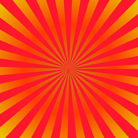 Red Yellow Pattern Background sunburst, spiritual Templateのイラスト素材
