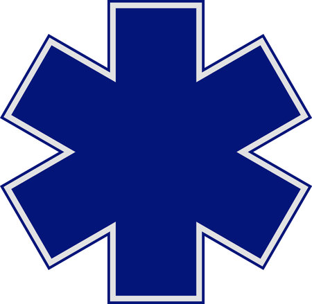 Star of Life Medical Blankのイラスト素材