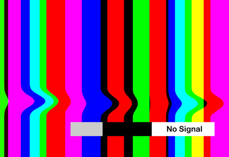 Error Screen Video | Glitch noise static television |Visual video effects stripes background |Tv no signal | Glitch animation transition 4k video | error glitch flicker effectのイラスト素材