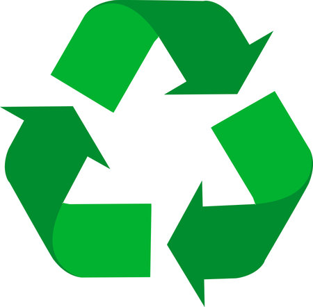 recycling Green sign, Green symbol, Recycling rotation arrow, Green arrows recycleのイラスト素材