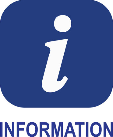 information sign| info symbol vector | Information iconのイラスト素材