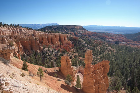 Beautiful rocks in Bryce Canyon National Parkの写真素材