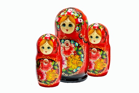 matryoshka dollの写真素材