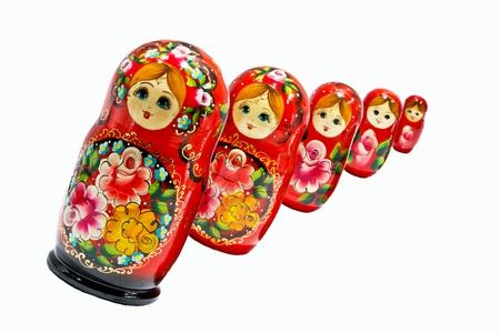Russian nesting dollsの写真素材