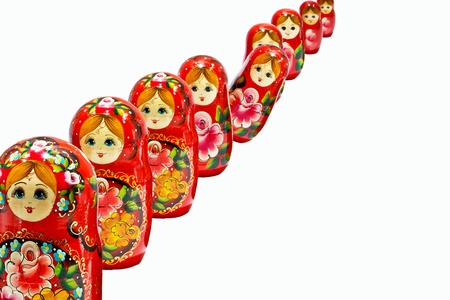 Russian nesting dollsの写真素材