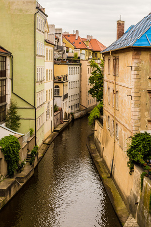 water channel in Pragueのeditorial素材