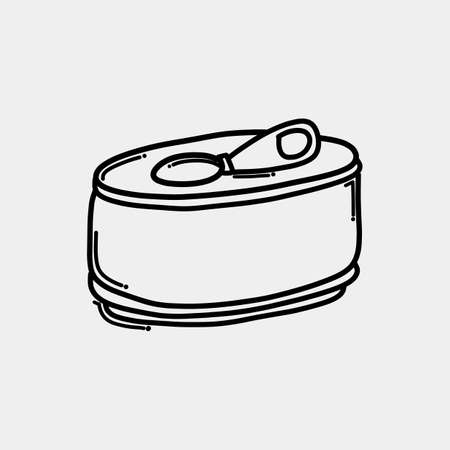 can food doodle vector icon. Drawing sketch illustration hand drawn line.のイラスト素材