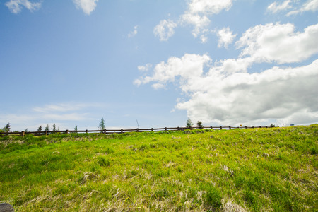 Beautiful landscape mountain view of Utsukushigahara is  one of the most important and popular natural place in Nagano , Japan.の写真素材