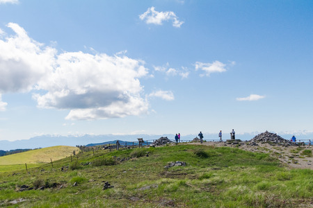 Beautiful landscape mountain  view of Utsukushigahara is  one of the most important and popular natural place in Nagano , Japan.の写真素材