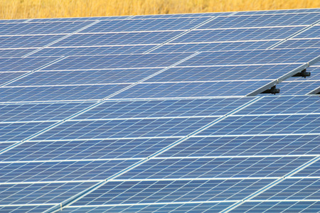 Solar panel ,Photovoltaic modules for innovation green energy for lifeの写真素材