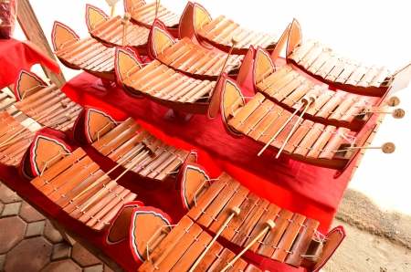 Gamelan instrumentsの写真素材