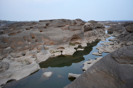 Waterway in the Mekong riverの写真素材