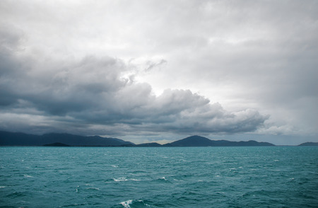 The storm on the islandの写真素材