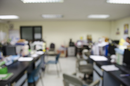 blurred office backgroundの写真素材