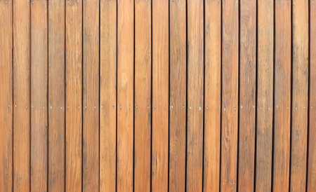 Wood texture background, Brown surface of planksの写真素材
