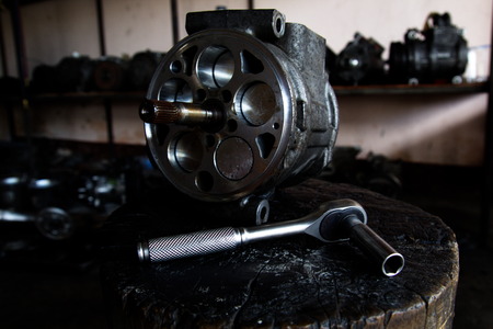 Car Repair Air Compressorsの写真素材