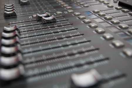 Sound Mixing Deskの写真素材