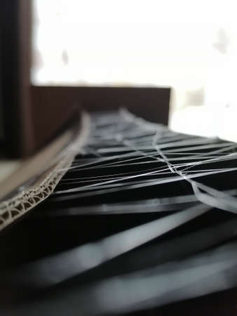 box with stripesの写真素材