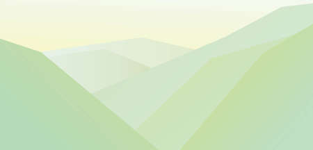 green mountain or hill lanscape background illustration vector