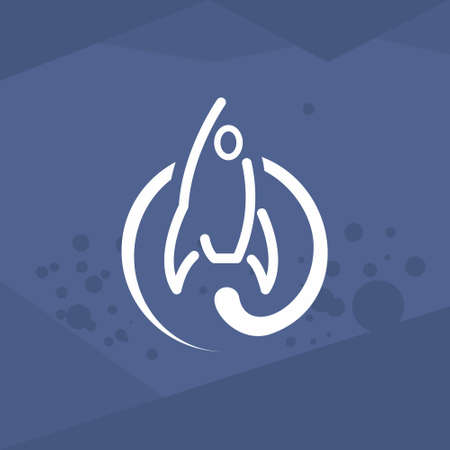 Baby line art backgound patternのイラスト素材