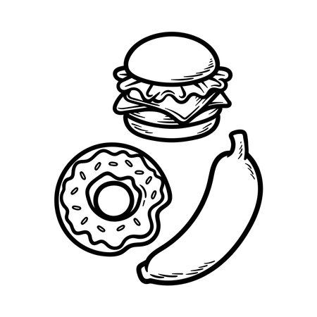 fast food design, vector illustration eps10 graphicのイラスト素材