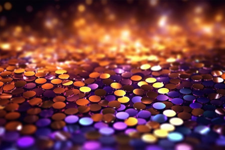 Photo for Elegant bokeh background with colorful Christmas lights, holiday poster concept, greeting cards - Royalty Free Image