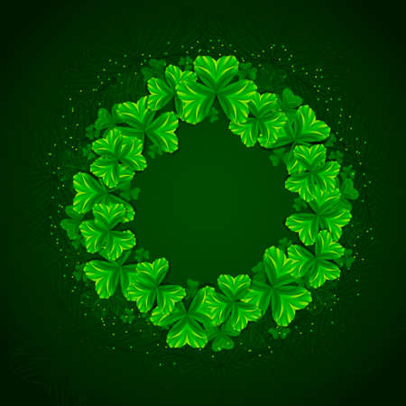 Happy Saint Patricks day background. Illustration for St. Patricks day posters, greeting cards, print and web projects.のイラスト素材