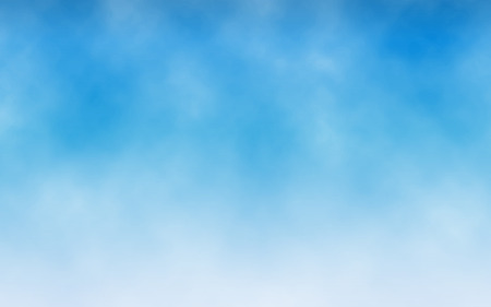 Sky background. White clouds in blue sky. Realistic texture for website. Abstract backdrop. Minimalist design. Vector illustration.のイラスト素材