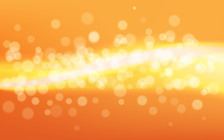 Gold bokeh background. Yellow defocused lights and lines. Bright sunny effect with particles. Celebration concept. Vector illustrationのイラスト素材