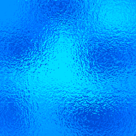 Vector blue background. Blue foil metallic texture. Trendy templのイラスト素材