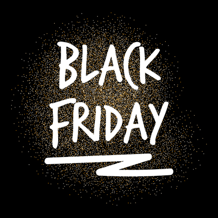Black friday sale banner. Tag. Vector illustration.のイラスト素材
