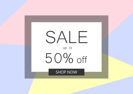 Big sale banner. Sale and discounts. Vector illustrationのイラスト素材