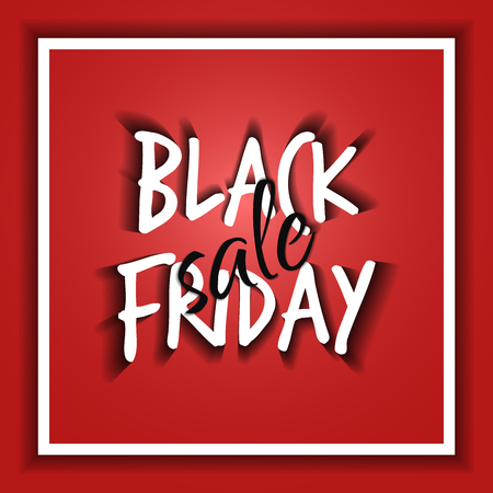 Black Friday sale banner. Vector illustration. EPS10のイラスト素材