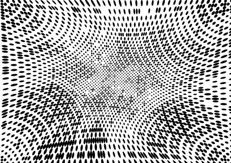 Abstract halftone dotted grunge pattern texture. Retro comic pop background. Vector modern grunge background for posters, sites, business cards, postcards, interior and cover design.のイラスト素材