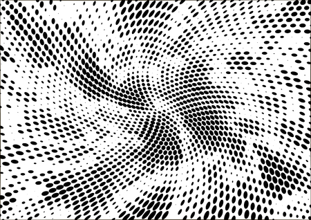 Abstract halftone dotted grunge pattern texture. Retro comic pop background. Vector modern grunge background for posters, sites, business cards, postcards, interior and cover design.のイラスト素材