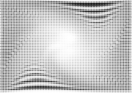 Abstract halftone dotted grunge pattern texture. Retro comic pop background. Vector modern grunge background for posters, sites, business cards, postcards, interior and cover design.のイラスト素材