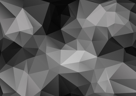 Abstract low poly geometric background. Polygonal crystal effect vector. Futuristic textures.のイラスト素材