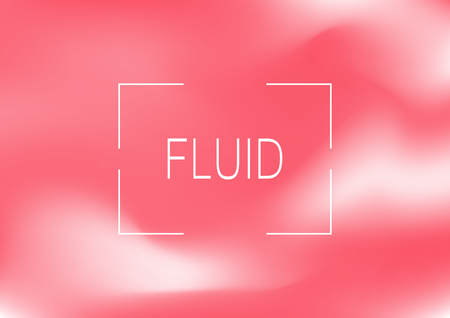 Fluid colors background. Bright colorful holographic shapes .のイラスト素材