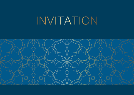 Geometric luxury pattern for invitation, griting cardsのイラスト素材