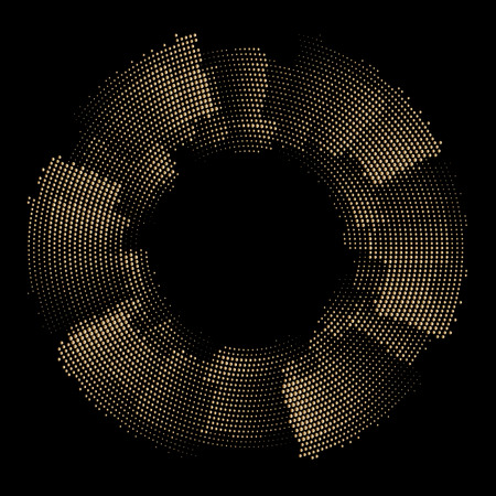 Abstract halftone dotted grunge pattern texture. Vector modern luxury background for posters, sites, business cards, postcards, interior design.のイラスト素材