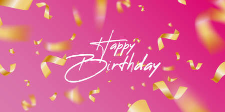 Birthday festive background with helium balloons.のイラスト素材