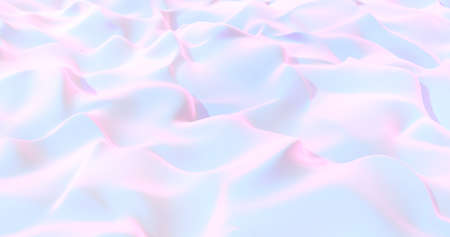 Abstract trendy holographic liquid background. 3d render