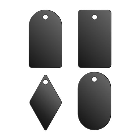 Black badge or labels. Elegant designのイラスト素材