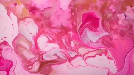 A Minimalistic Abstract Texture of Rose Gold Paint. Generative AIの素材